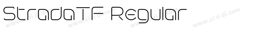StradaTF Regular字体转换